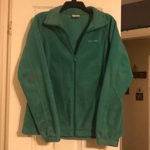Teal Columbia Fleece Jacket